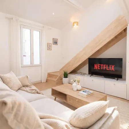 דירה Les Palmiers, Center, Walk To Beach, Ac, Wifi