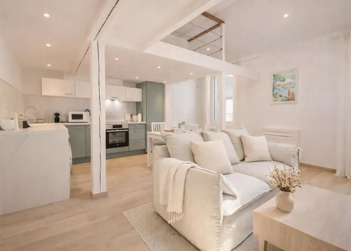 Daire Les Palmiers, Center, Walk To Beach, Ac, Wifi Antibes